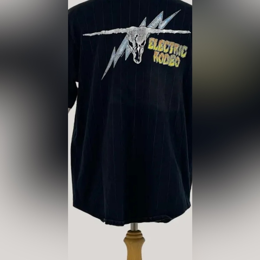 Very Rare Vintage Brooks & Dunn Electric Rodeo 1994 Baseball Style Jersey XL